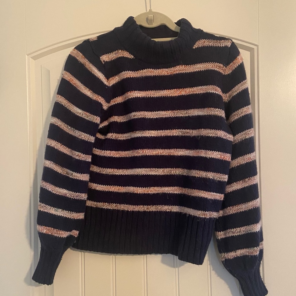 Madewell navy striped sweater - size small